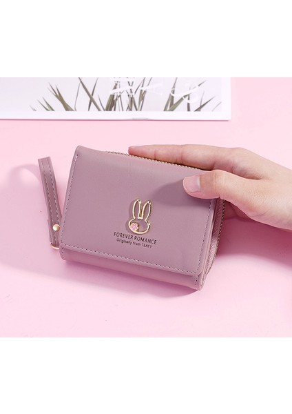 Bayanlar Cüzdan Kız Kısa Moda Basit Bozuk Para Cüzdanı (Yurt Dışından)