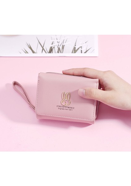 Bayanlar Cüzdan Kız Kısa Moda Basit Bozuk Para Cüzdanı (Yurt Dışından)