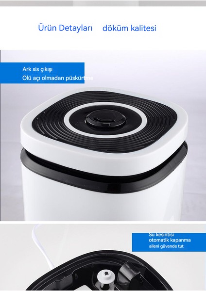 Masaüstü Ultrasonik Hava Nemlendirici Büyük Kapasiteli Ev Aroma Difüzör (Yurt Dışından) modelleri