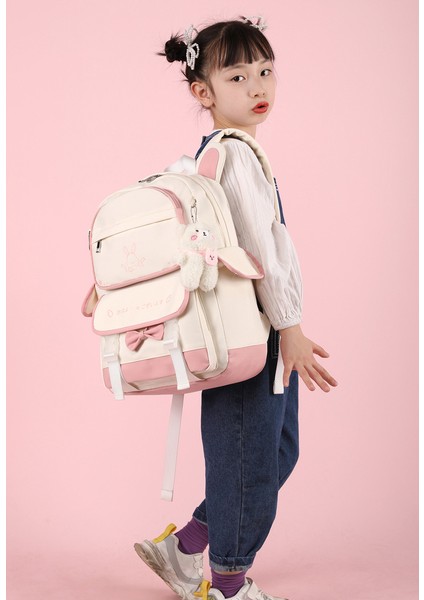 Ilkokul ve Ortaokul Öğrencilerinin Sırt Çantası Kız Büyük Kapasiteli Sırt Çantası (Yurt Dışından) modelleri