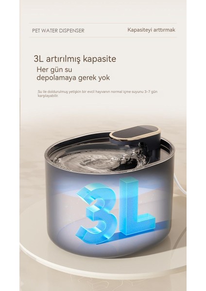 Akıllı Pet Içme Çeşmesi Otomatik Sirkülasyon Filtrasyon Kedi Canlı Su Makinesi (Yurt Dışından) fırsatları
