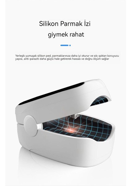 Parmak Ucu Nabız Kalp Atış Hızı Algılama Oksimetresi (Yurt Dışından)