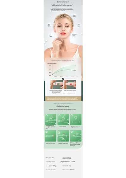 Ev Tipi Yüz Nemlendirici Güzellik Aleti El Oksijen Enjeksiyon Aleti (Yurt Dışından) modelleri