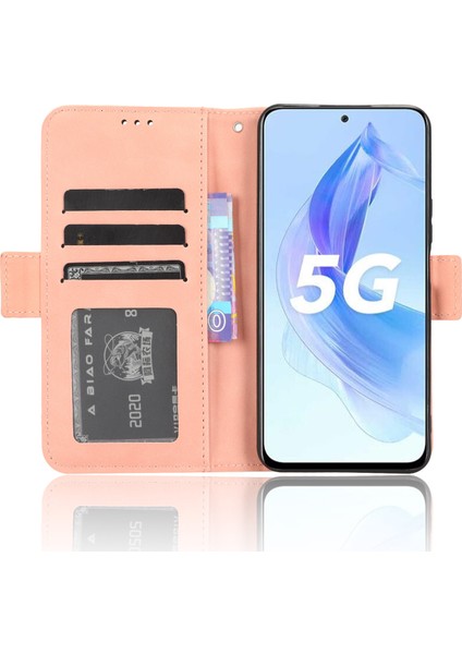 Honor X50I Birden Fazla Kart Yuvası Telefon Kasası Pu Deri Telefon Kapağı Stand Cüzdanı (Yurt Dışından)