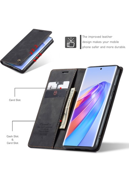 Honor X40 5g / X9A 5g / Magic5 Lite 5g Telefon Kılıfı Pu Deri Cüzdan Stand Kapağı (Yurt Dışından)
