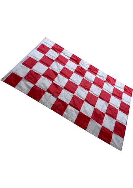 Kırmızı ve Beyaz Çek Bayrağı Yarış Arabası Için Gromets Damalı Yarış Bayrakları (Yurt Dışından) fiyatları