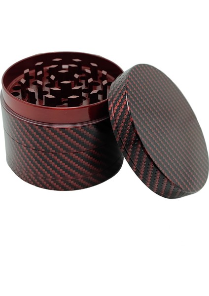 55 Mm. Kırmızı Baharat Tütün Herbal Öğütücüsü Parçalayıcı RC84KR