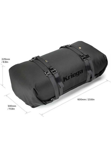 Krıega KRP40 Rollpack Motosiklet Çantası Turuncu