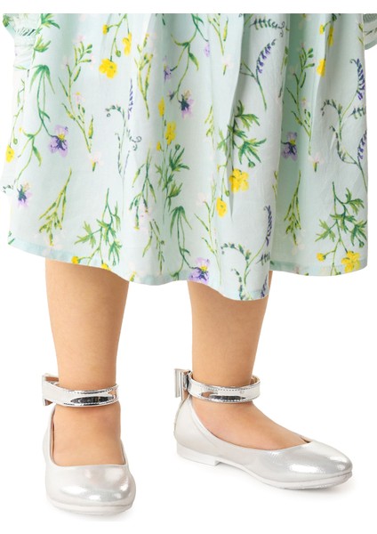 Cırtlı Kız Çocuk Fiyonklu Babet Ayakkabı Ege 205 Vakko Bilekten Bağlamalı modelleri