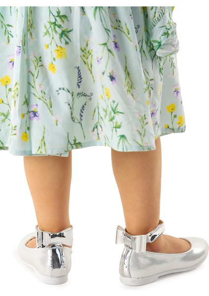 Cırtlı Kız Çocuk Fiyonklu Babet Ayakkabı Ege 205 Vakko Bilekten Bağlamalı fırsatları