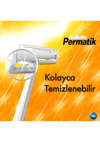 Gillette Permatik Kullan At Tıraş Bıçağı 10'lu