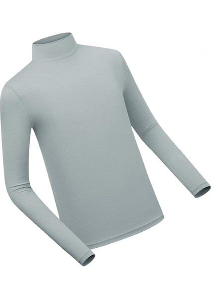 Golf Erkekler Gömlek Güneş Koruma Giysileri Protector Golf Alt Gömlekler Uzun Kollu Elastik Konforlu Golf Üstleri Fitness Gri Xl (Yurt Dışından)