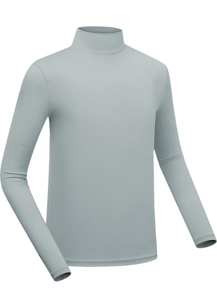 Golf Erkekler Gömlek Güneş Koruma Giysileri Protector Golf Alt Gömlekler Uzun Kollu Elastik Konforlu Golf Üstleri Fitness Gri Xl (Yurt Dışından) modelleri