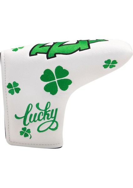 Golf Putter Head Cover Golf Club Headkovers Fit Fime Blade Putter Clubs 17CM Beyaz 17X6.5X13CM (Yurt Dışından)
