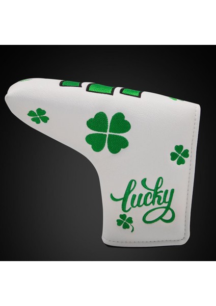 Golf Putter Head Cover Golf Club Headkovers Fit Fime Blade Putter Clubs 17CM Beyaz 17X6.5X13CM (Yurt Dışından) fırsatları