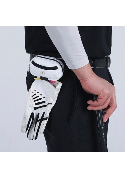 Golf Topu Taşıma Çantası Taşınabilir Mini Kanca Golf Aksesuarları Çuval Torbası Beyaz 11X6X7CM (Yurt Dışından) fırsatları