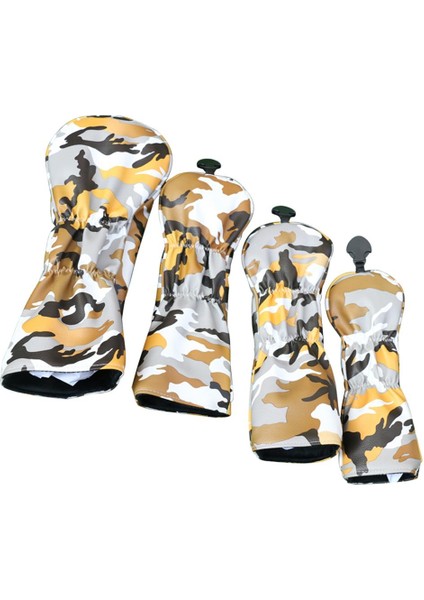 4 Adet Pu Wood & Hibrid Golf Kapağı Seti Değiştirilebilir 5 7 - 37CM Sarı (Yurt Dışından) fiyatları