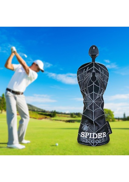 Golf Kafa Kapağı Kulübü Pu Black Ut (Yurt Dışından)