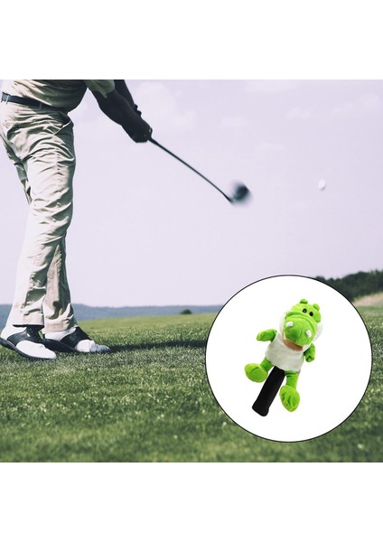 Golf Club Headcover Ahşap Sürücü Kafa Kapağı Koruyucu Kovan Golf Çantası Timsahı (Yurt Dışından) fırsatları
