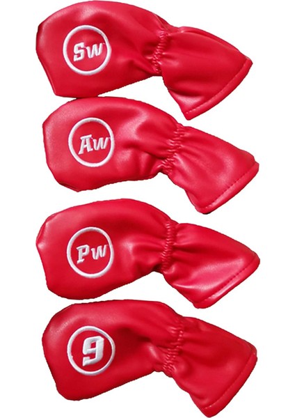 9 Adet/set Su Geçirmez Golf Kulübü Demir Kapağı Koruyucu Headcover Evrensel Kırmızı (Yurt Dışından) indirimleri
