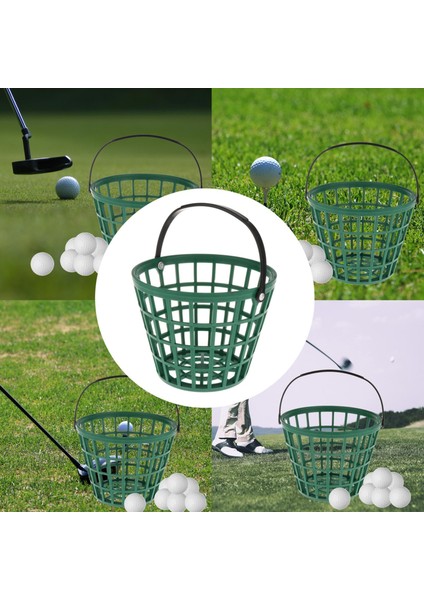 Katı Golf Topu Sepet Kovası Taşıyıcı Kap Kapalı Organizatör Tutucu 50 Top Tutar (Yurt Dışından) modelleri