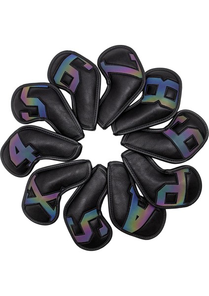 10X Golf Demir Heads Modern Hafif Golf Kulübü Baş Kapağı A (Yurt Dışından)
