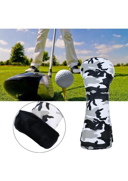 Camo Golf Kapağı 1 3 5 Ut Fairway Club Headcover Koruyucusu (Yurt Dışından) fiyatları