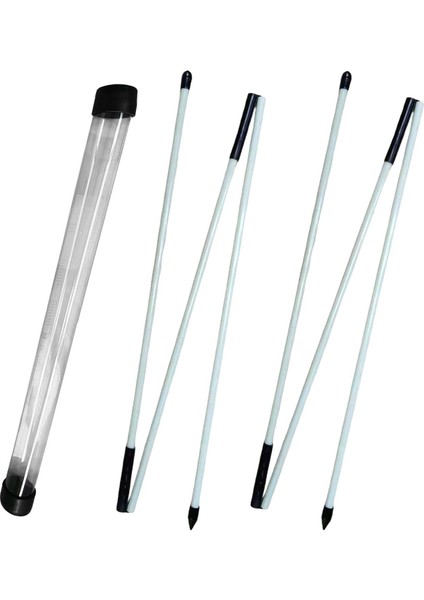 2 Pack Golf Hizalama Çubukları Eğitim Yardımı 48 Inç Açık Tüp Kutusu (Yurt Dışından)