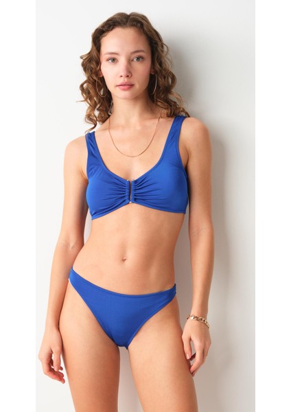 Grace U Telli Bikini Tek Üst Saks 239103