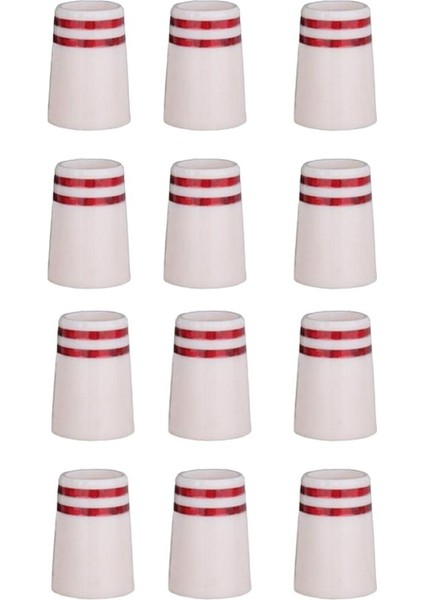 12X Golf Demir Ferrules Konik Ucu Demir Kama Kapağı Golf Aksesuarları Beyaz (Yurt Dışından)