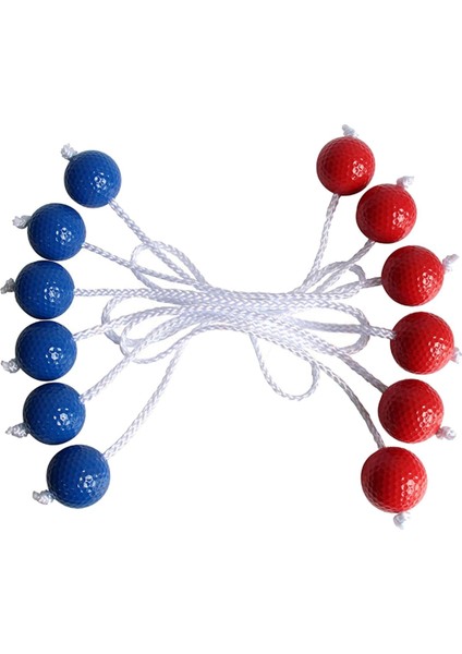 6x Çocuklar Için Merdiven Topu Yetişkinler Oyunu Yedek Bola Strands Kırmızı ve Mavi (Yurt Dışından) fiyatları