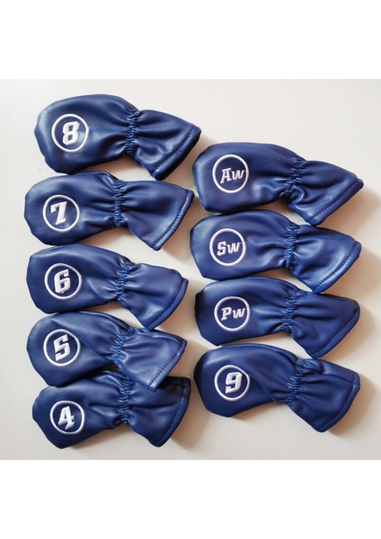9 Adet Pu Golf Club Demir Headcover Tüm Markalara Uyuyor (Yurt Dışından) fırsatları