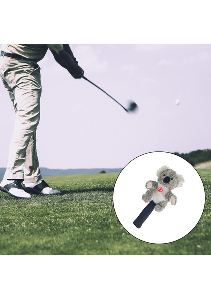 Golf Club Headcover Ahşap Sürücü Kafa Kapağı Koruyucu Kol Golf Çantası Koala (Yurt Dışından) fırsatları