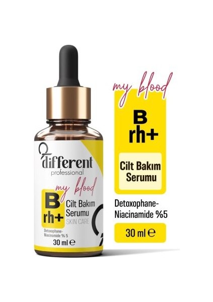 Brh + Kan Grubuna Özel Cilt Yenileyici Nemlendirici Leke Önleyici Aydınlatıcı Bakım Serumu 30 ml