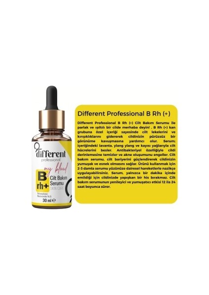 Brh + Kan Grubuna Özel Cilt Yenileyici Nemlendirici Leke Önleyici Aydınlatıcı Bakım Serumu 30 ml modelleri