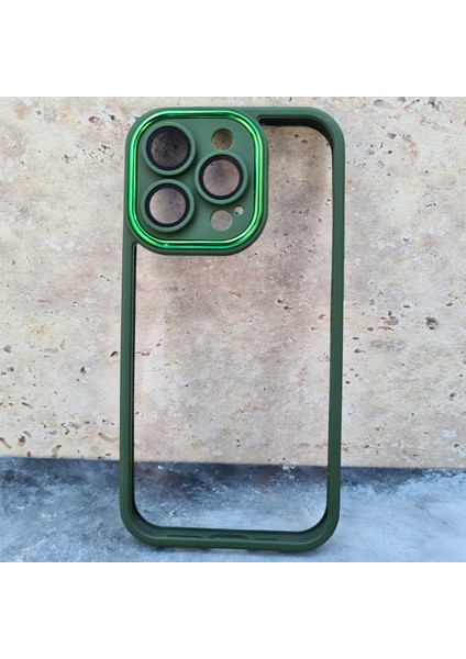 iPhone 14 Pro (6.1 Inç) Uyumlu Lüks All-In-One Lens Koruyuculu Silikon Şeffaf Kılıf fiyatları