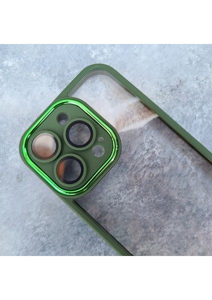 iPhone 14 Pro (6.1 Inç) Uyumlu Lüks All-In-One Lens Koruyuculu Silikon Şeffaf Kılıf modelleri