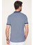 Erkek Slim Fit Fermuarlı Polo Yaka Pike Pamuklu Lacivert Tişört 5