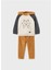 Erkek Bebek Kadife Pantolon ve Swatshirt Takım 1
