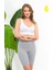 Kadın Modal Crop Top Büstiyer Toparlayıcı Kalın Askılı Seamless Dikişsiz Örme Bustiyer 4