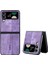 Samsung Galaxy Z Flip 3 Için Uygun Kabartmalı Desen Retro Cep Telefonu Kılıfları (Yurt Dışından) 1