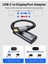 Usb-C Type C To Displayport Çevirici Dönüştürücü Adaptörü 4K@60Hz, C - Display Port Kablosu MacBook Pro ile Uyumlu, Surface Book, Dell Xps, Samsung Galaxy S21 S20 Note 20 Uyumlı CV0028 0.28  Gri 3