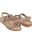 Taşlı Comfort Kadın Sandalet GJ-15083 Bej 5