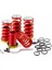 Honda civic uyumlu spor helezon yay coilover alçaltma kiti ayarlı 98-01 2