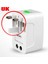 PM-2886 Unıversal Çoklu Priz Çevirici Seyahat Adaptör (125V-250V-6A-13A) 1