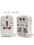 PM-2886 Unıversal Çoklu Priz Çevirici Seyahat Adaptör (125V-250V-6A-13A) 2