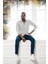 Slim Fit Gofre Kumaş Uzun Kol Erkek Yazlık Gömlek 1