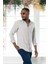Slim Fit Gofre Kumaş Uzun Kol Erkek Yazlık Gömlek 4