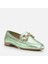 01AYH264410A800 Hakiki Deri Mint Yeşili Kadın Loafer 2