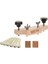Gitar Köprüsü Dıy Luthier Araçları Için Dize Pegs Pimleri ile Kelepleme Takın (Yurt Dışından) 1